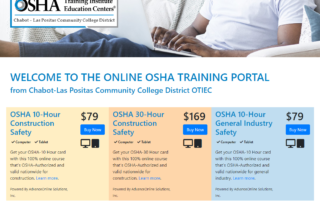 OSHA 10-Hour and 30-Hour Online Courses Now Available