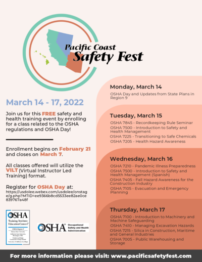 pacific coast safety fest